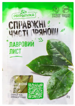 Лист лавровий Pripravka, 10 г